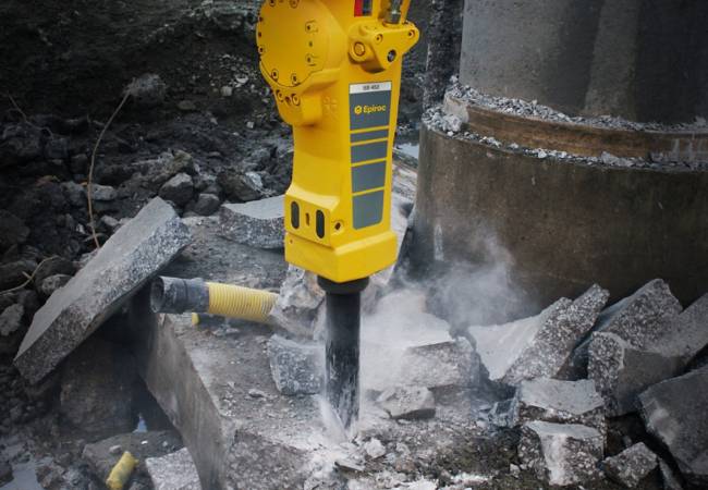 Used Epiroc hydraulic breakers